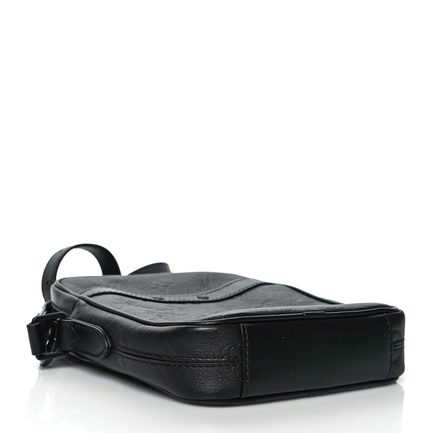 Calfskin Monogram Shadow Danube PM Black