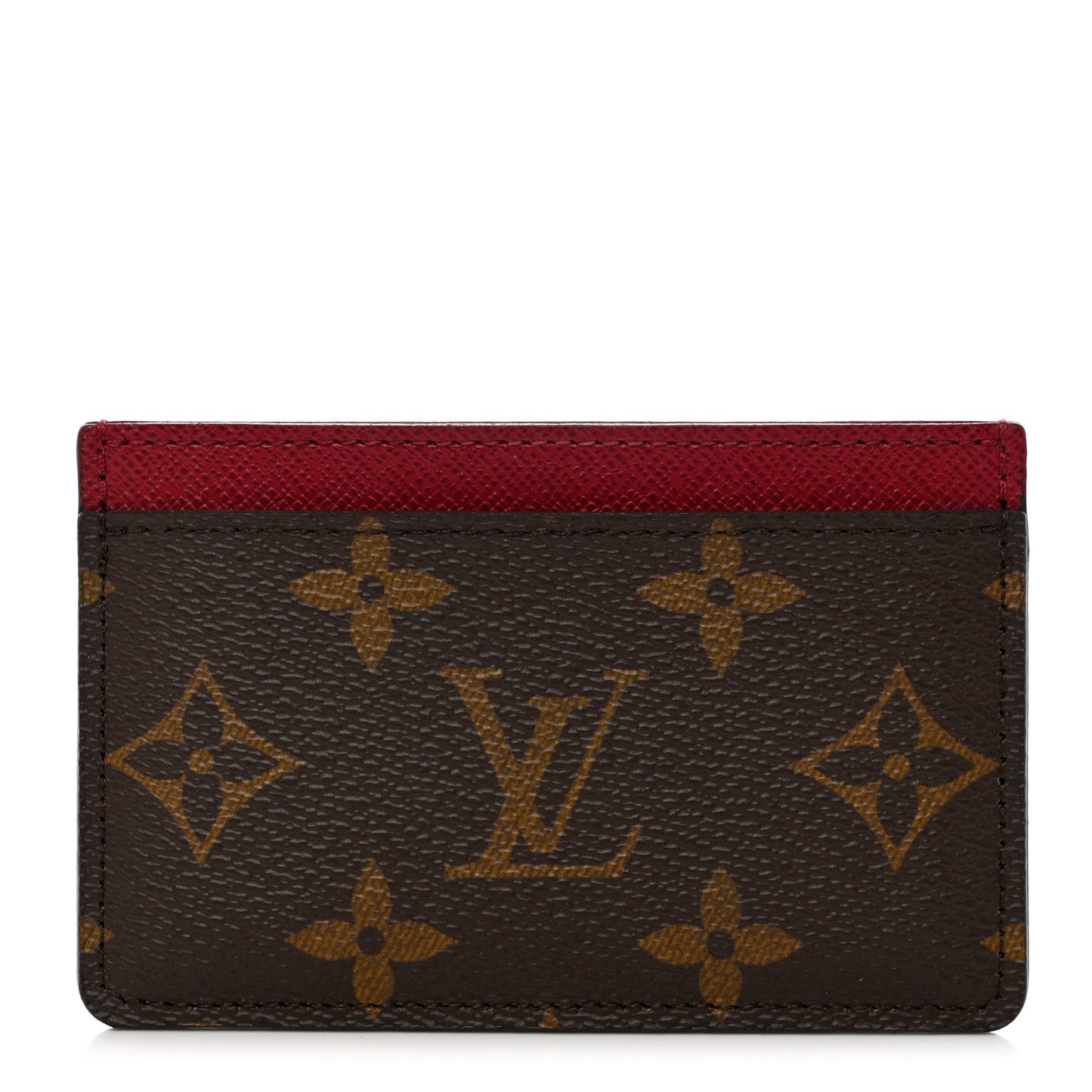 Monogram Card Holder Fuchsia