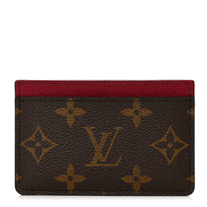 Louis Vuitton Monogram Card Holder Fuchsia 1 of 8