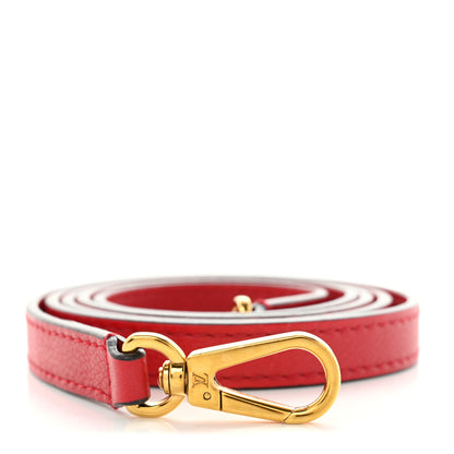 Louis Vuitton Calfskin 12mm Shoulder Strap Coquelicot 1 of 3