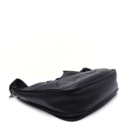 Hermes Taurillon Clemence Evelyne III GM Black 4 of 10