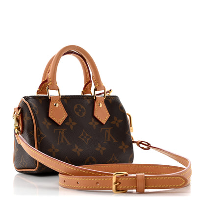 Louis Vuitton Monogram Nano Speedy Bandouliere 3 of 13