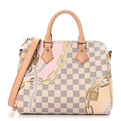 Louis Vuitton Damier Azur Nautical Speedy Bandouliere 25 1 of 11