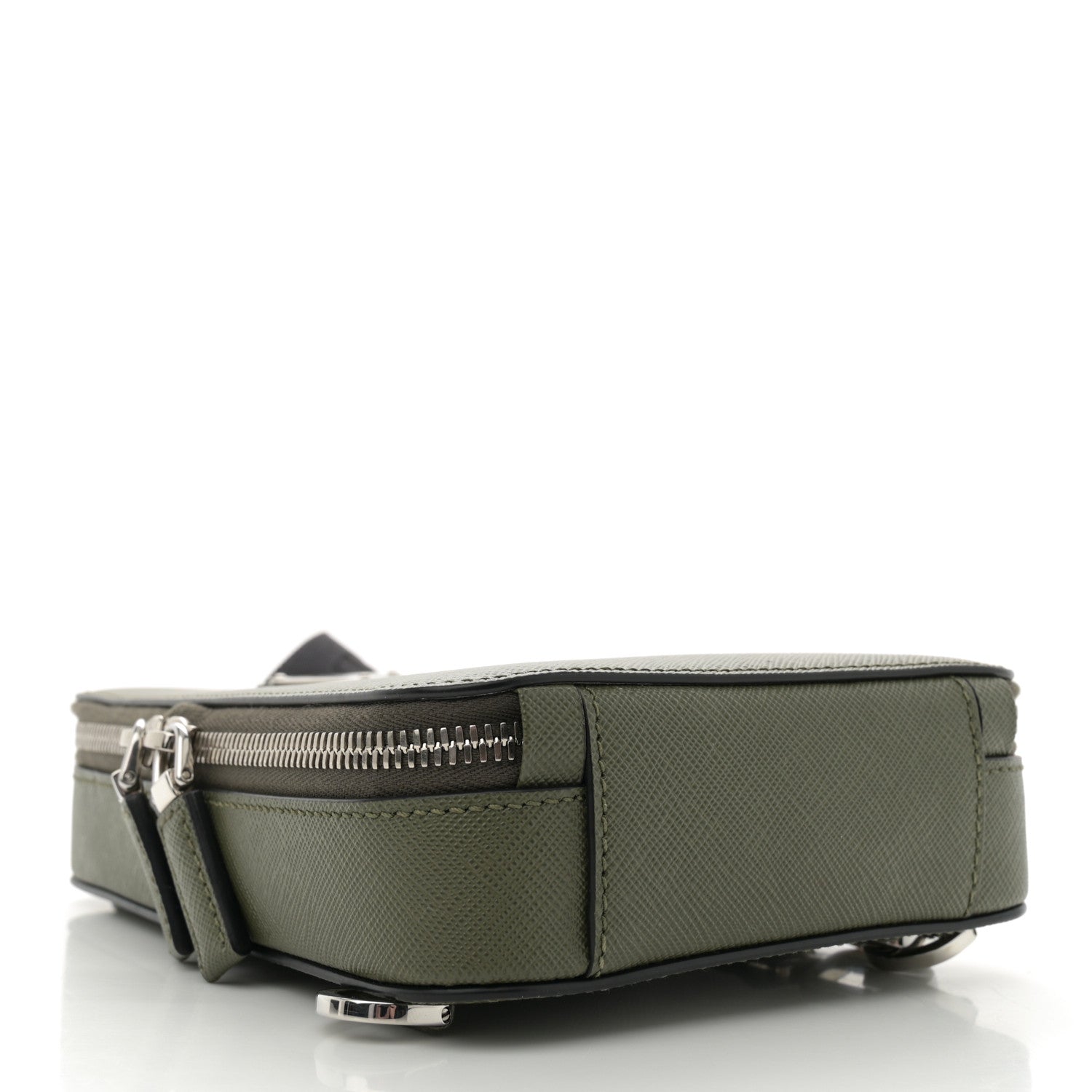 Prada Saffiano Brique Sling Bag Loden Green 4 of 9