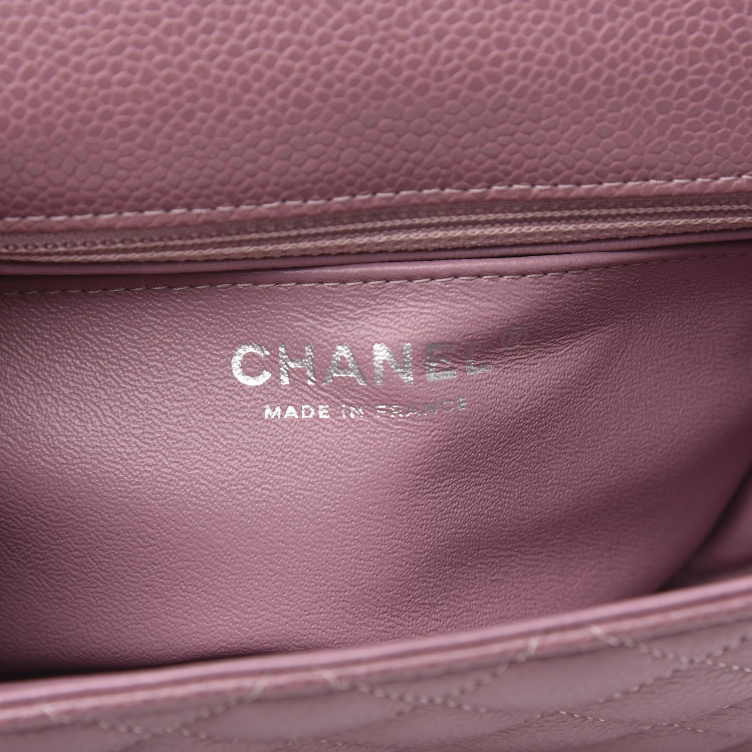 Chanel Caviar Quilted Mini Square Flap Pink 6 of 10