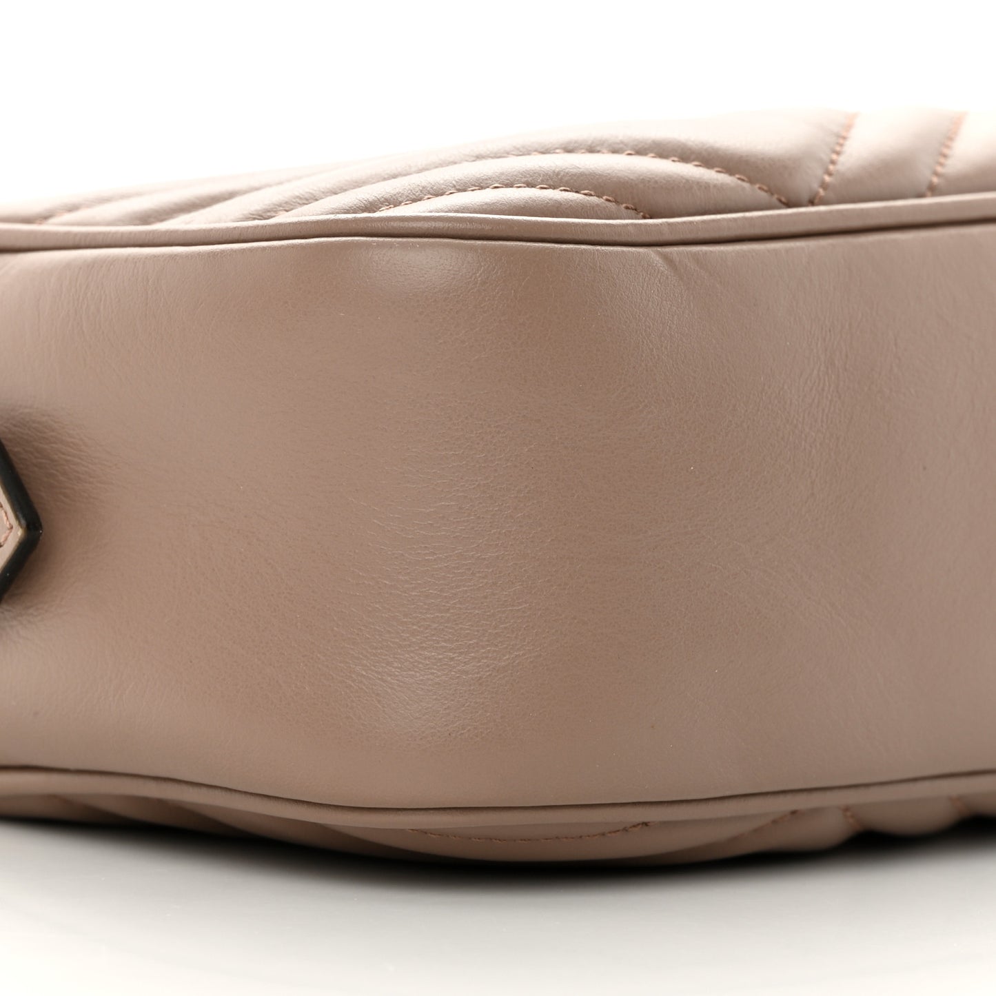 Calfskin Matelasse Small GG Marmont Chain Shoulder Bag Porcelain Rose