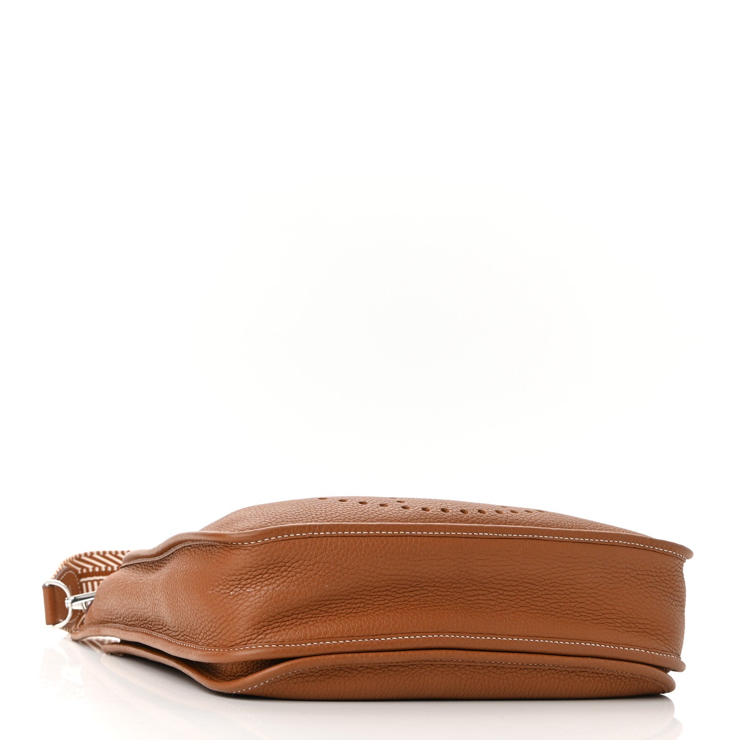 Hermes Taurillon Clemence Amazone Evelyne III PM Gold Ecru 4 of 10
