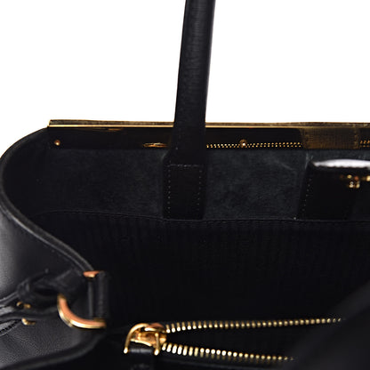 Fendi Vitello Elite Regular 2Jours Tote Black 10 of 15