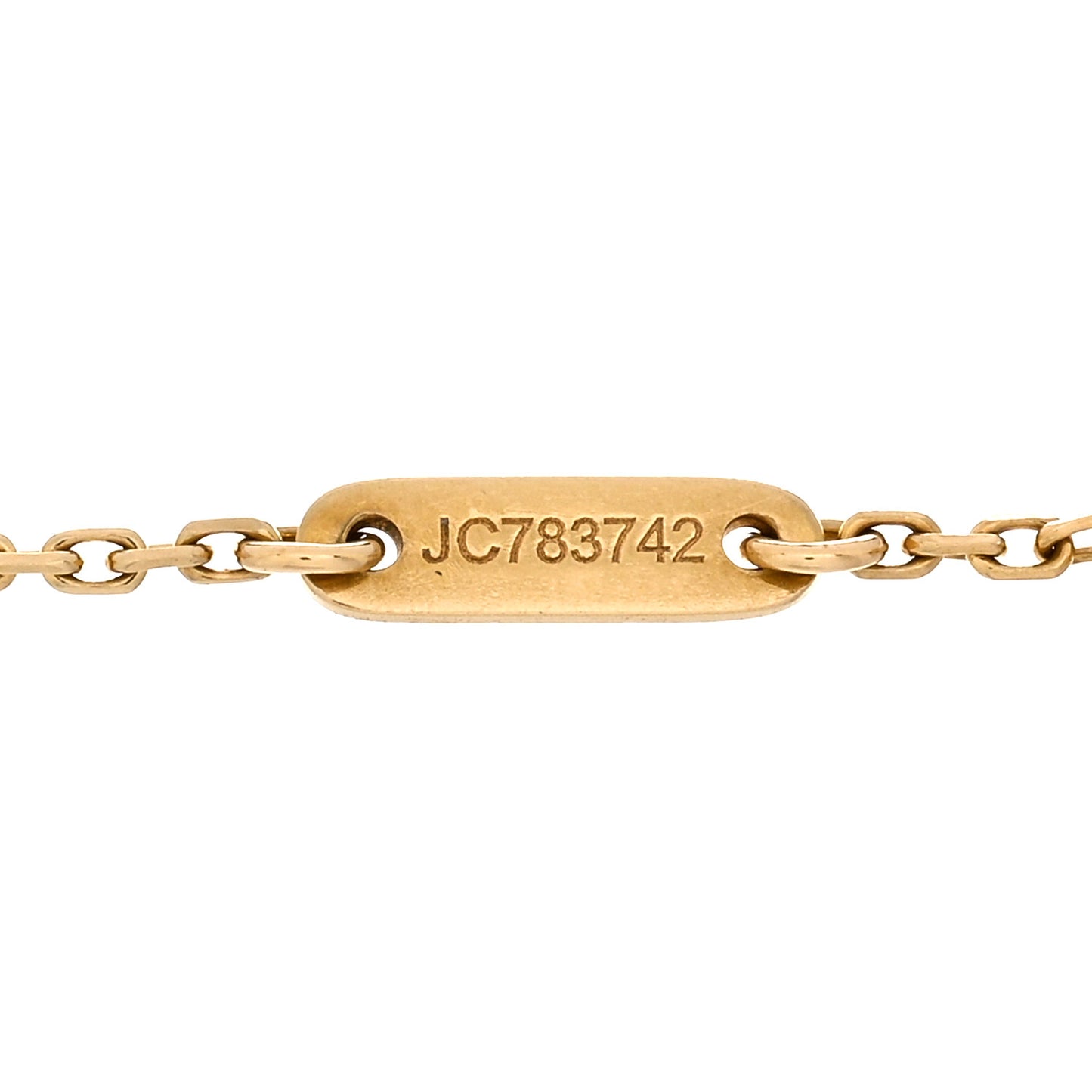 18K Yellow Gold Mother of Pearl Sweet Alhambra Bracelet