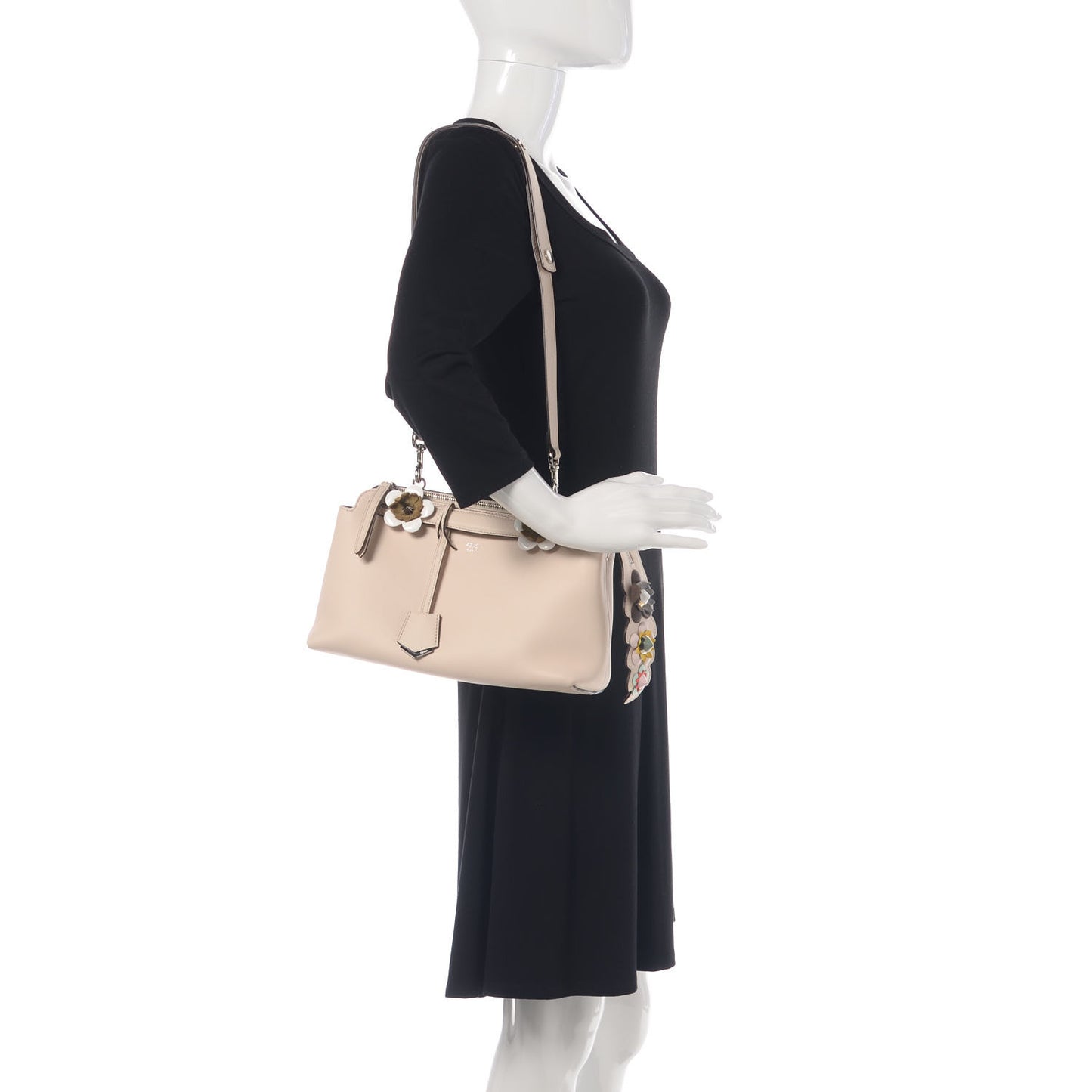 Vitello Dolce Flowerland Croc Tail Studded Medium By The Way Boston Bag Camelia Multicolor