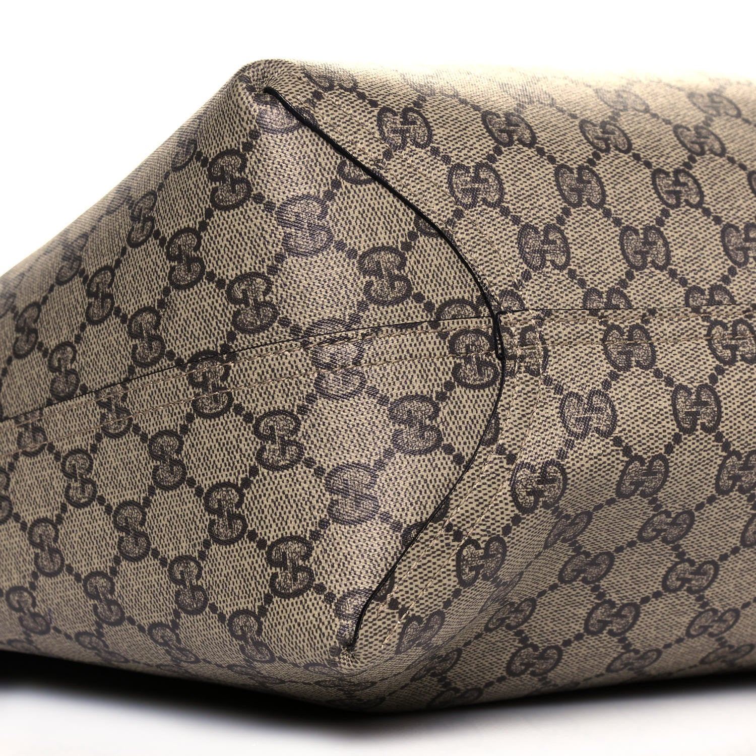 Gucci GG Supreme Monogram Large Reversible Tote Beige Black 9 of 17