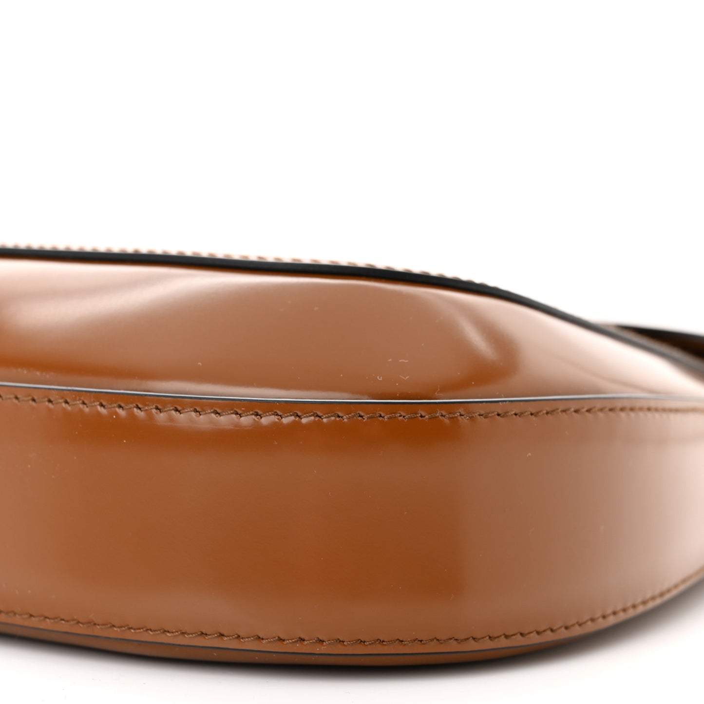Spazzolato Cleo Flap Adjustable Strap Shoulder Bag Tobacco