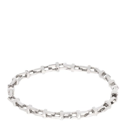Tiffany Sterling Silver Narrow T Chain Bracelet 1 of 4