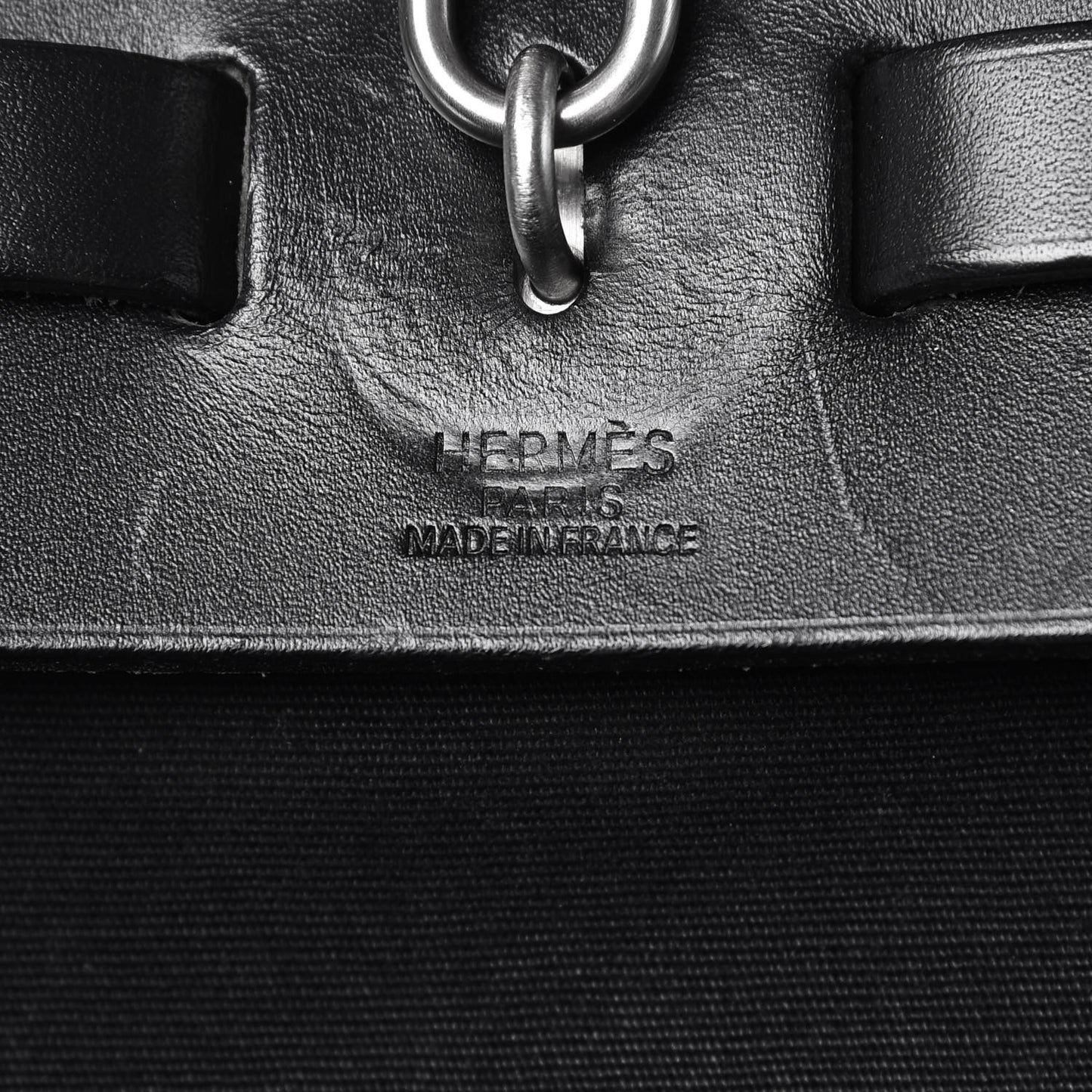 Toile Vache Calfskin Herbag 40 GM Black