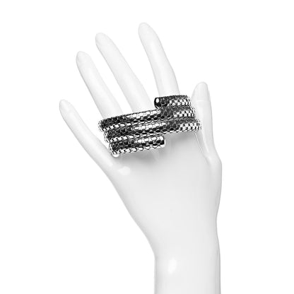 John Hardy Sterling Silver Dot Triple Coil Bracelet 2 of 6