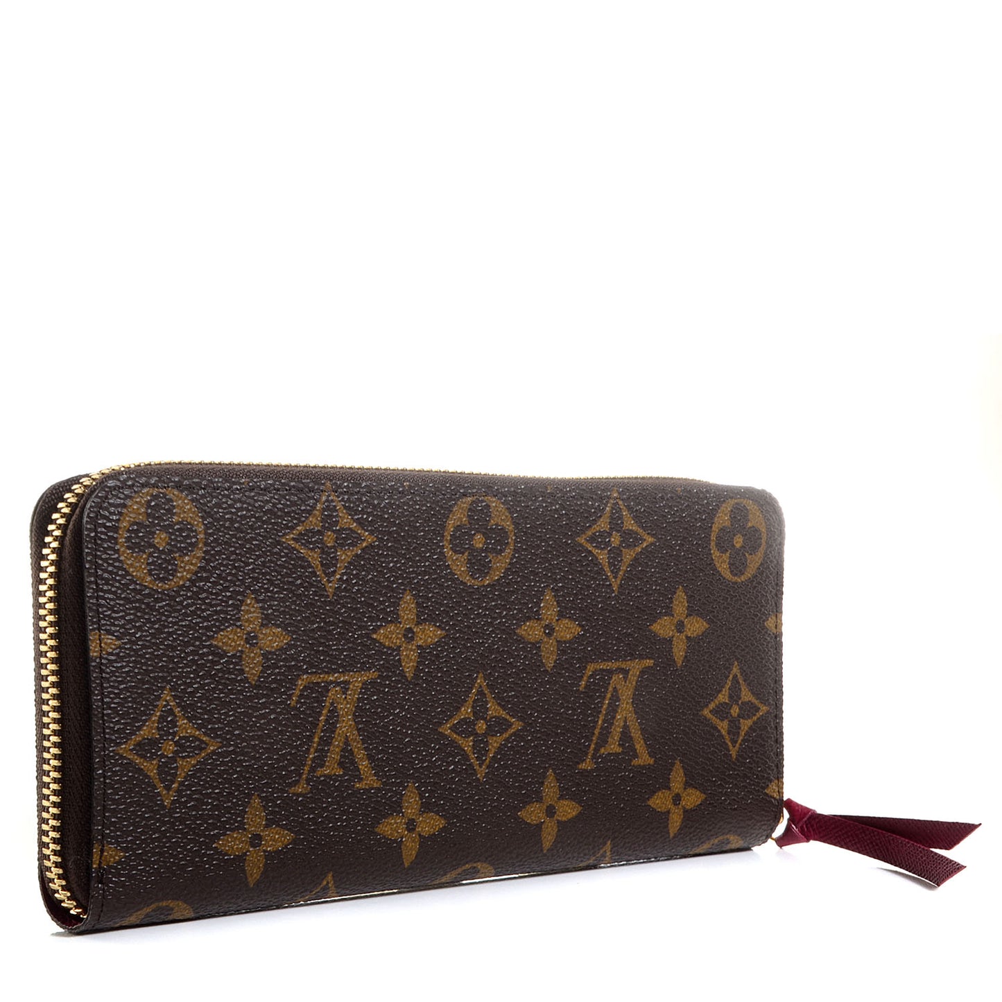 Monogram Clemence Wallet Fuchsia