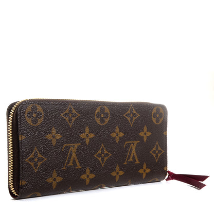 Louis Vuitton Monogram Clemence Wallet Fuchsia 3 of 9