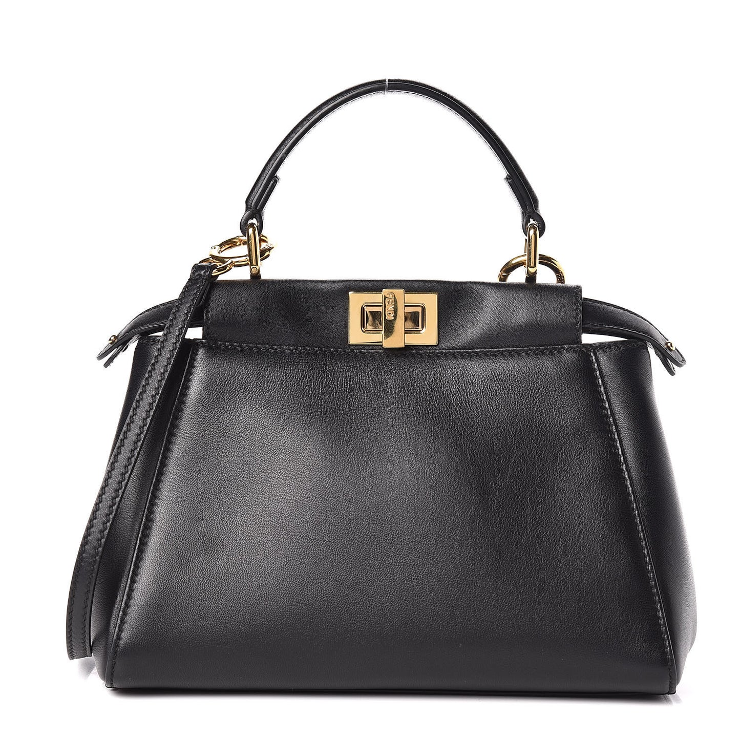 Nappa Mini Peekaboo Iconic Satchel Black