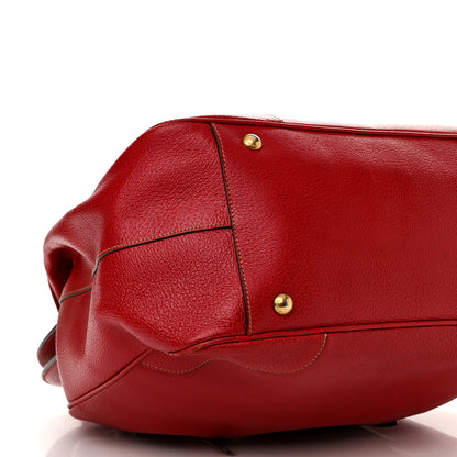 Prada Large Frame Satchel Red 8 of 19