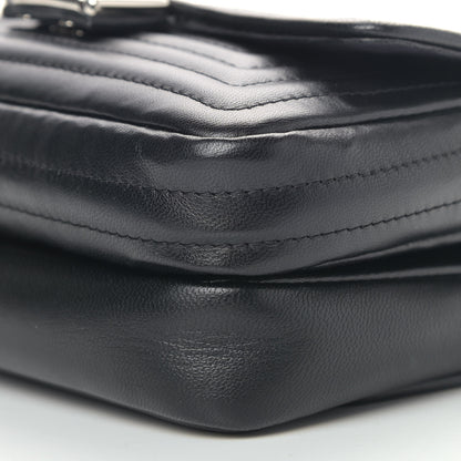 Fendi Shiny Nappa Trapuntata Micro Double Baguette Black 10 of 11