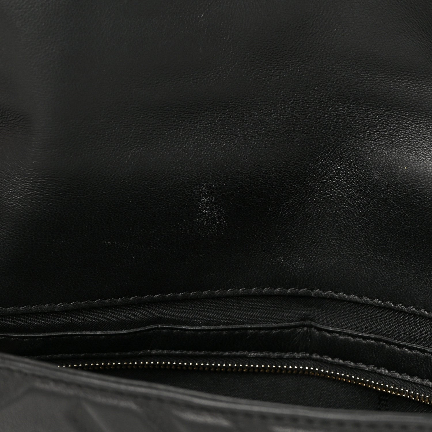Fendi Nappa FF 1974 Embossed Baguette Black 16 of 16