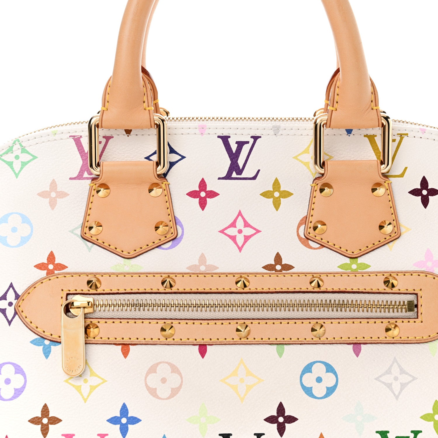 Louis Vuitton Monogram Multicolor Alma PM White 7 of 13