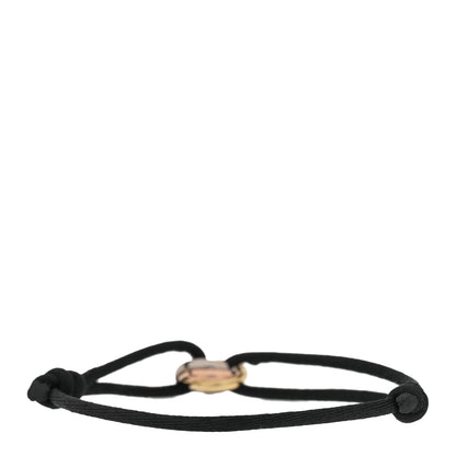 Cartier 18K Pink Yellow White Gold Trinity Adjustable Cord Bracelet Black 2 of 4