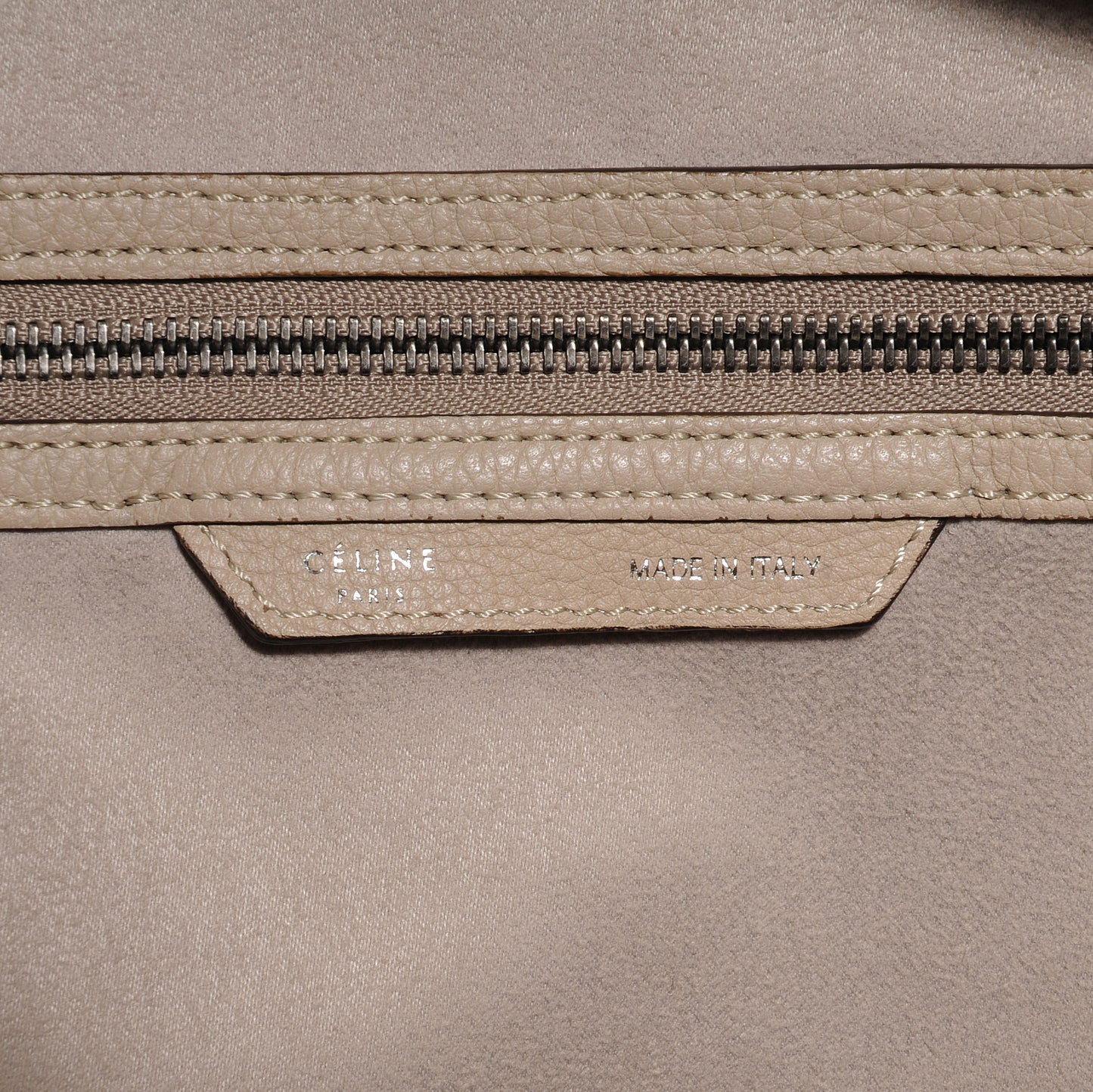 Drummed Calfskin Mini Luggage Dune
