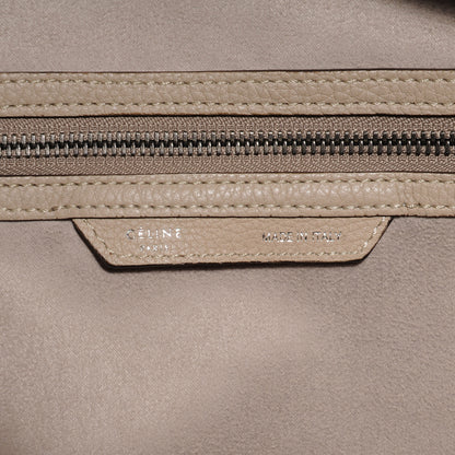 Celine Drummed Calfskin Mini Luggage Dune 6 of 7