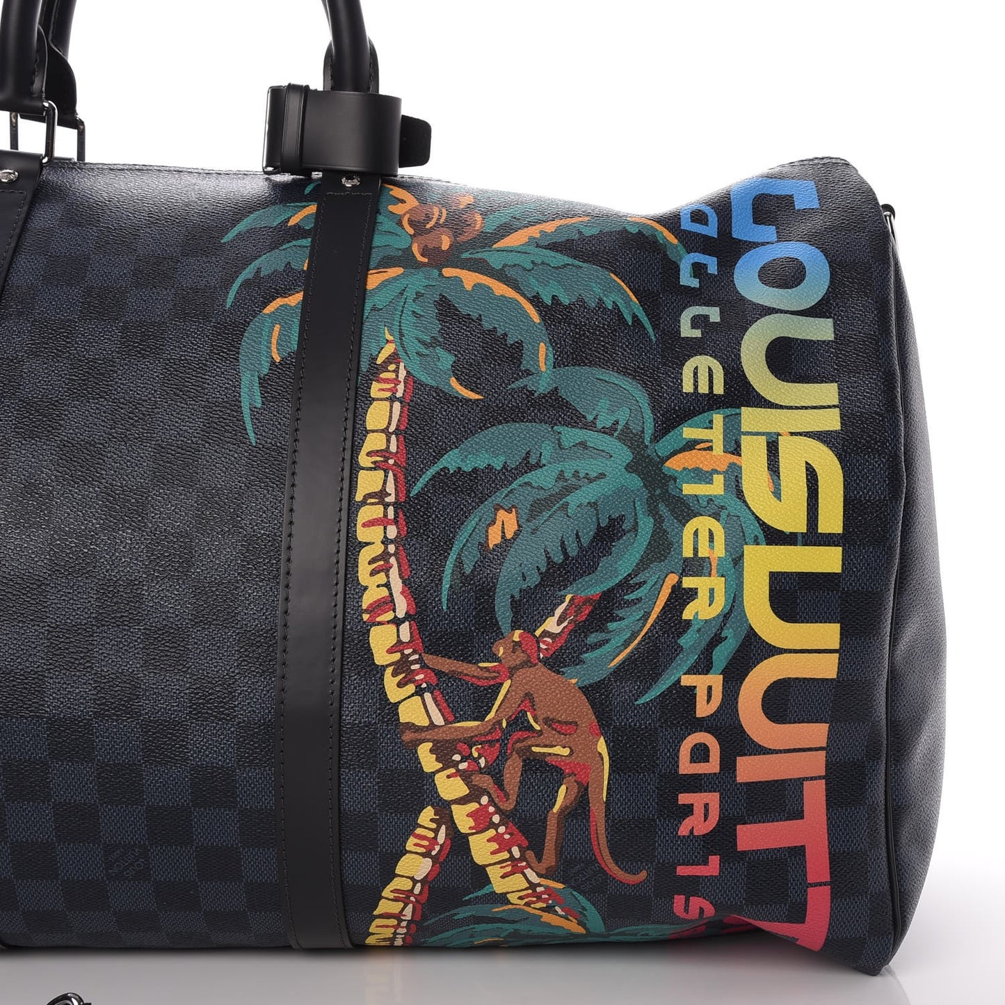 Damier Cobalt Jungle Keepall Bandouliere 55