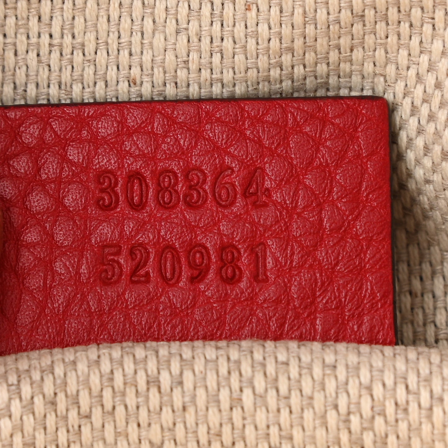 Pebbled Calfskin Small Soho Disco Bag Tabasco Red