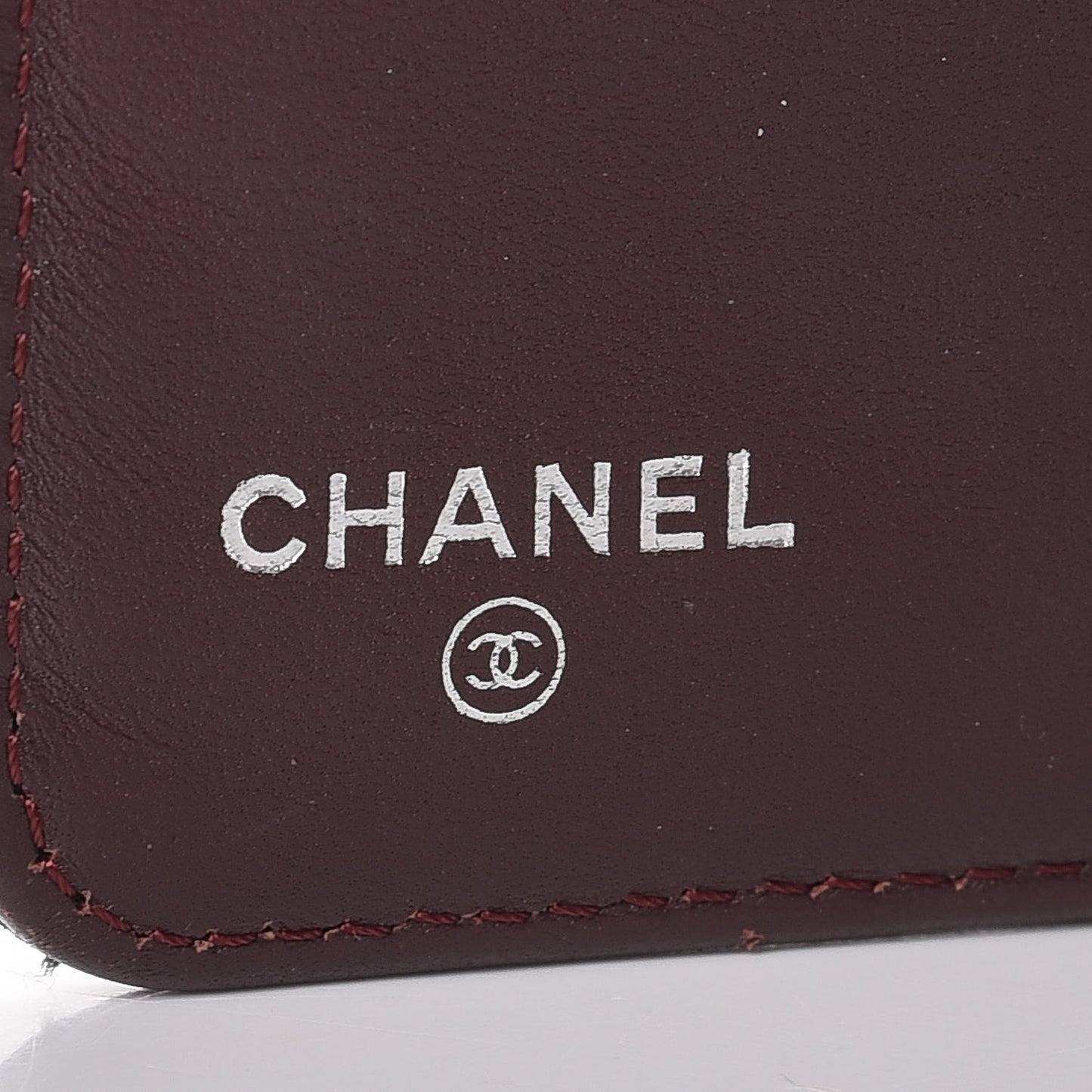 Lambskin Quilted Yen Wallet Black