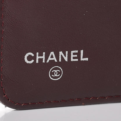 Chanel Lambskin Quilted Yen Wallet Black 6 of 9