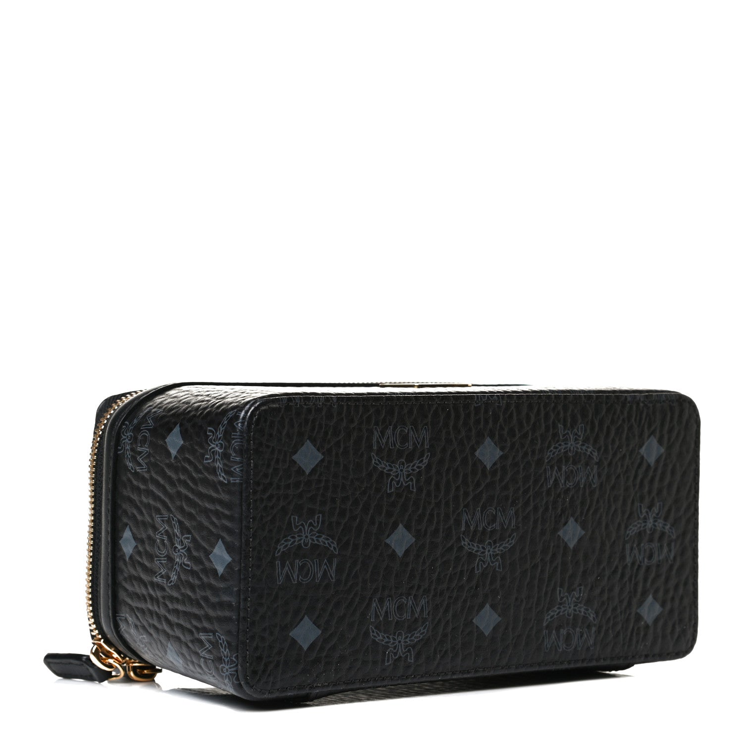 MCM Visetos Vanity Case Black 4 of 13
