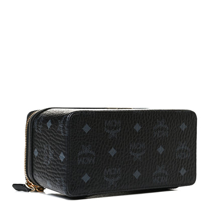 MCM Visetos Vanity Case Black 4 of 13