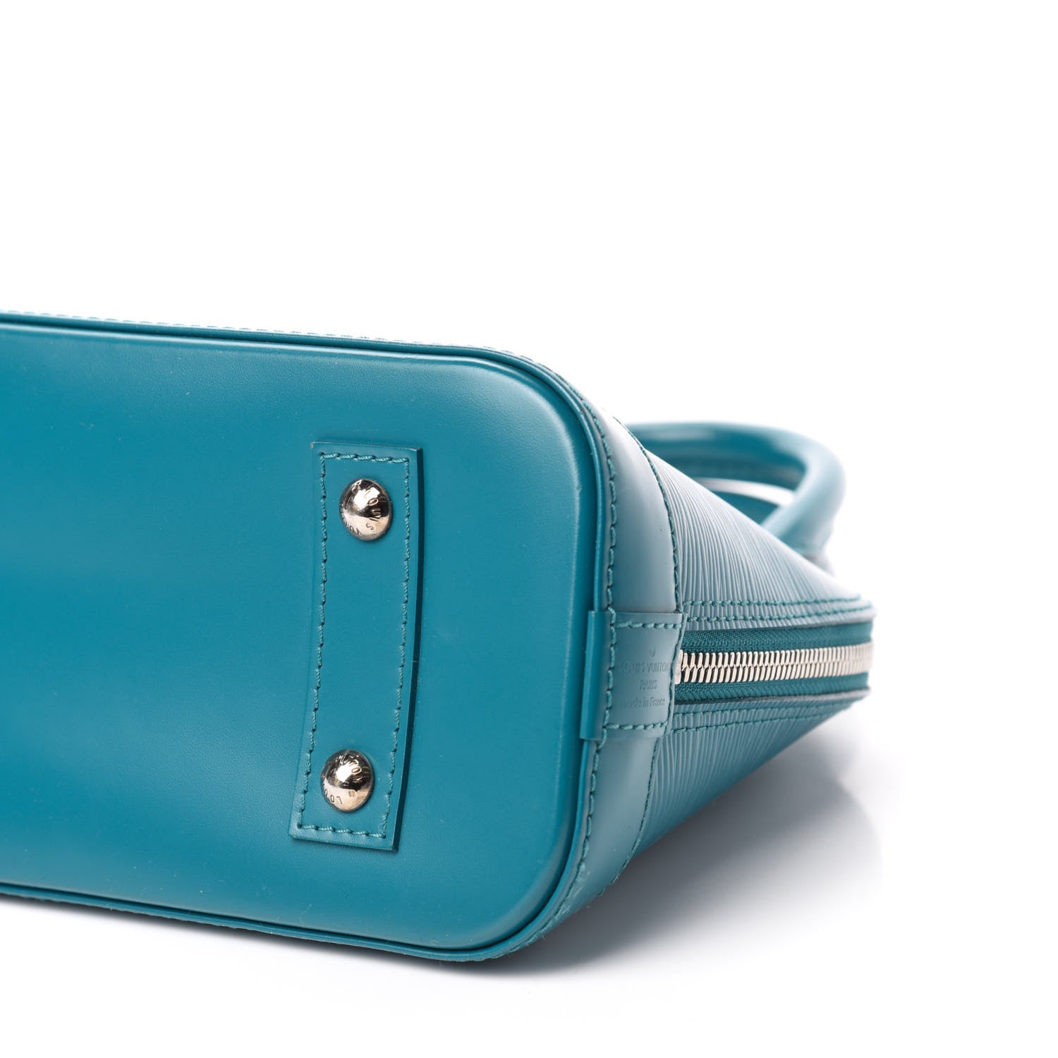 Louis Vuitton Epi Alma BB Cyan 7 of 9