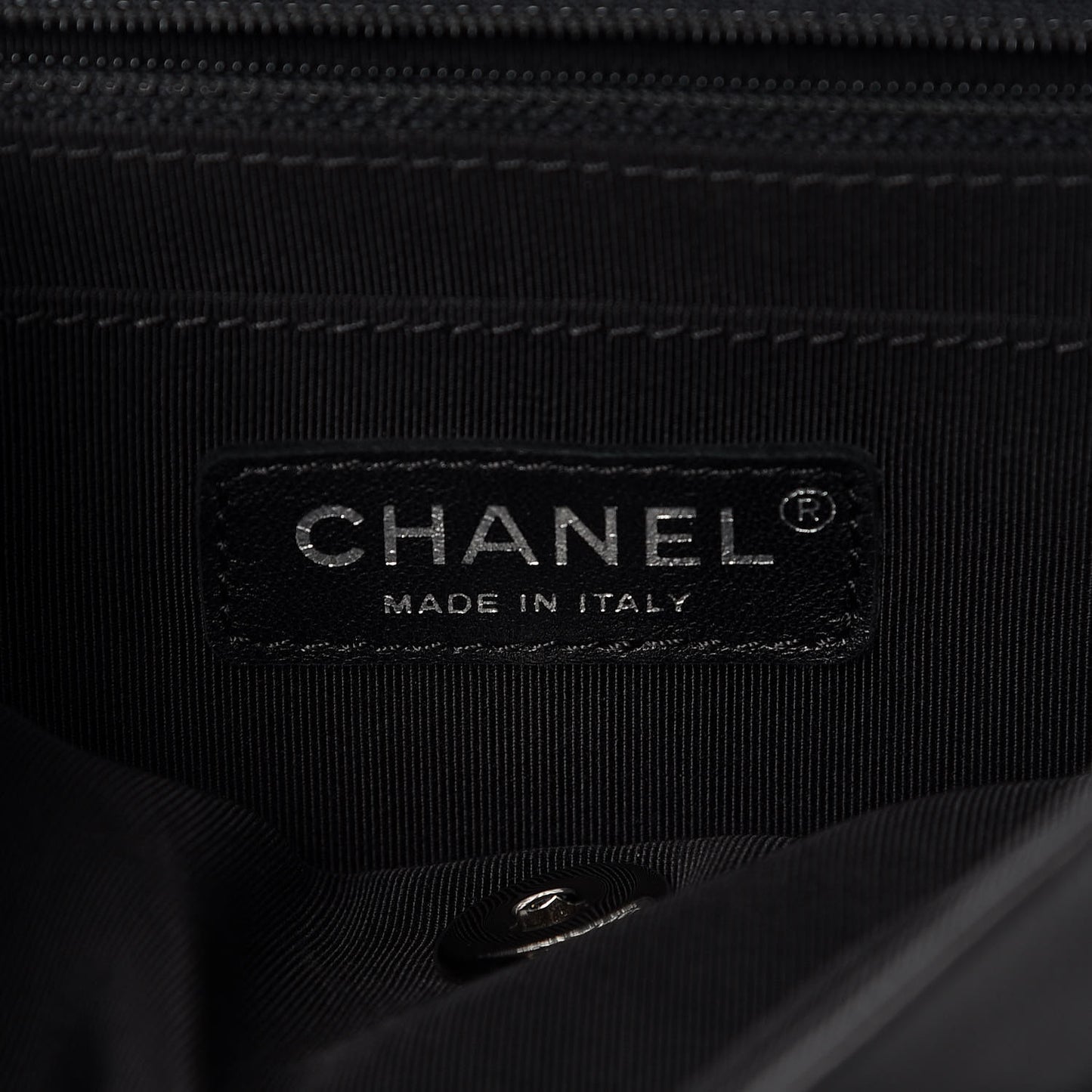 Calfskin Quilted Small Urban Spirit Backpack Black