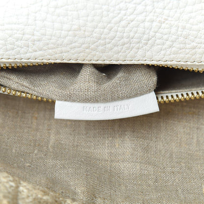 Fendi Corda Zucca Large Peekaboo Iconic Satchel White 9 of 17