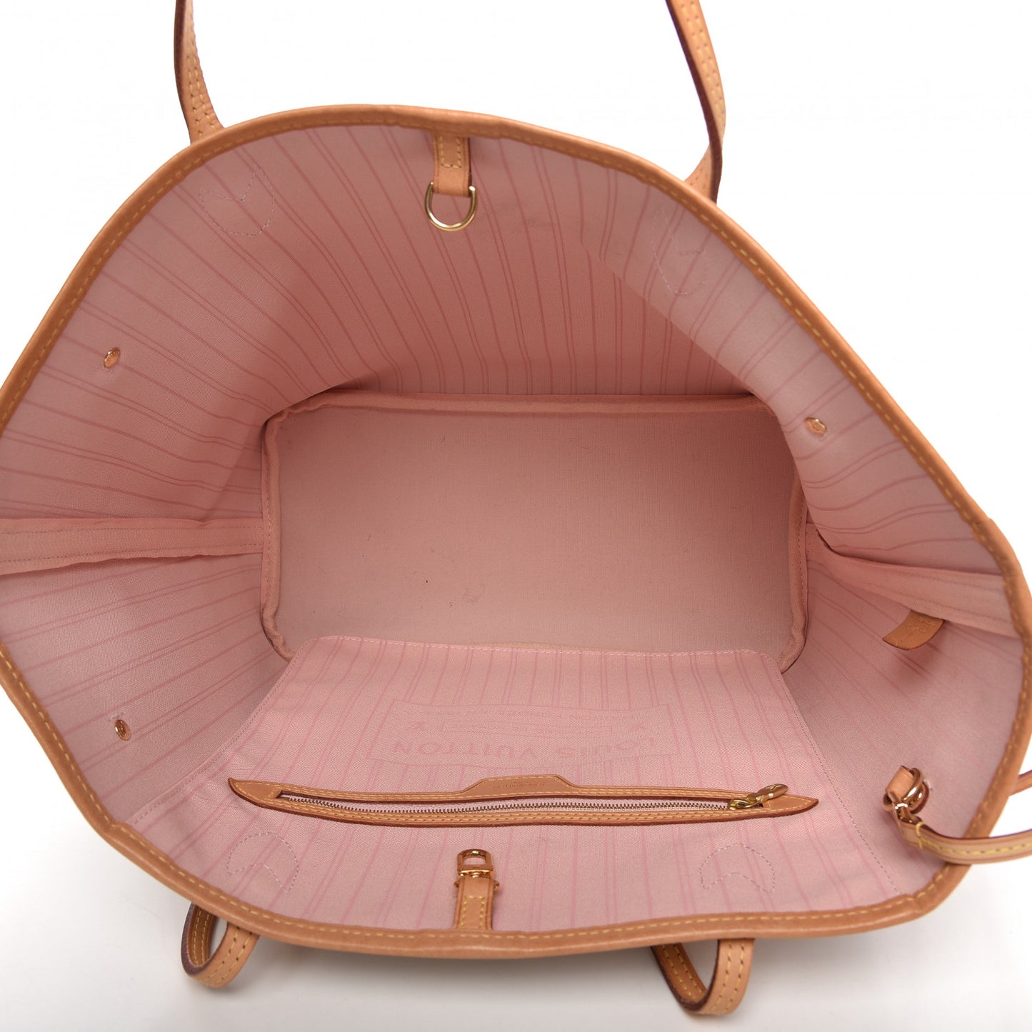 Damier Azur Neo Neverfull MM Rose Ballerine