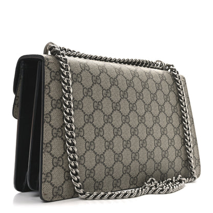 Gucci GG Supreme Monogram Small Dionysus Shoulder Bag Black 3 of 10