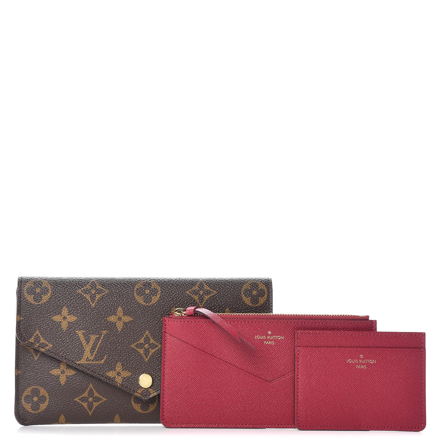 Louis Vuitton Monogram Jeanne Wallet Fuchsia 1 of 11