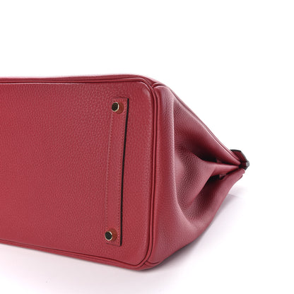 Hermes Togo Birkin 35 Rouge Grenat 32 of 34