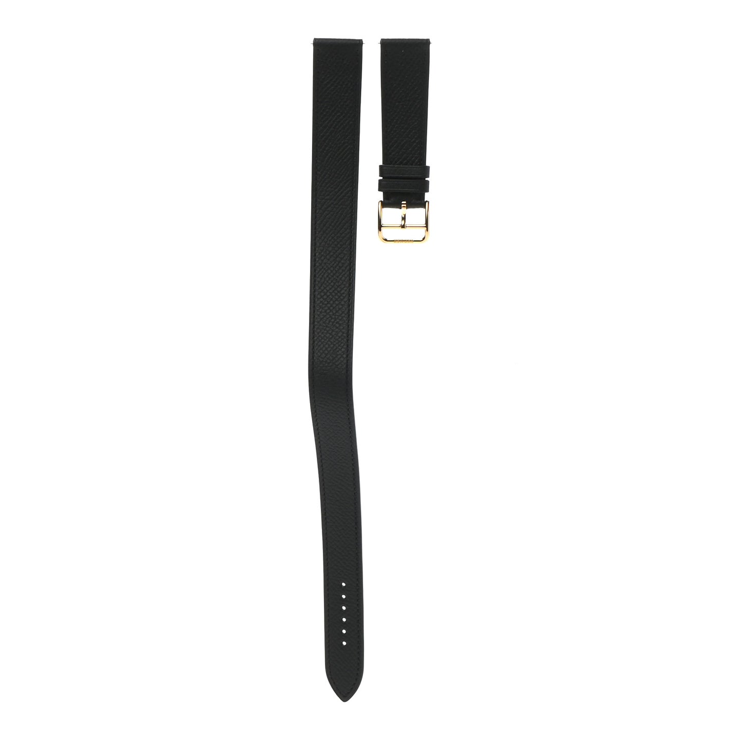 Epsom Heure H Hour Watch PM Double Tour Strap Black