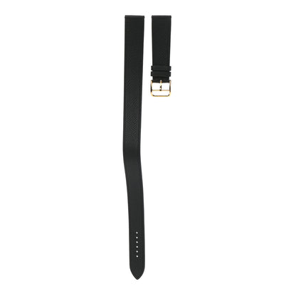 Hermes Epsom Heure H Hour Watch PM Double Tour Strap Black 1 of 8