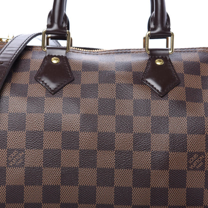 Louis Vuitton Damier Ebene Speedy Bandouliere 25 10 of 10