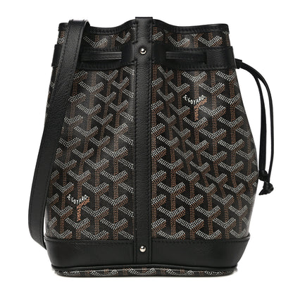Goyard Goyardine Petit Flot Bucket Bag PM Black 1 of 11