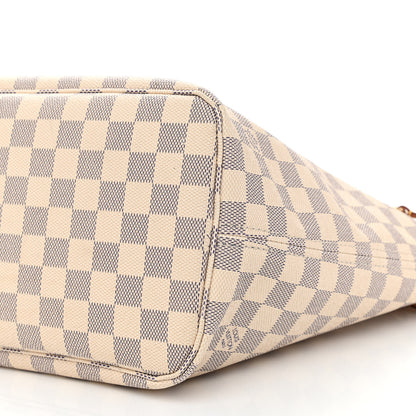 Louis Vuitton Damier Azur Neo Neverfull MM Rose Ballerine 11 of 11