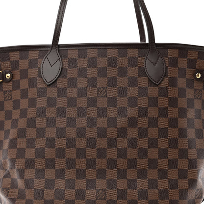 Louis Vuitton Damier Ebene Neo Neverfull MM Rose Ballerine 8 of 13