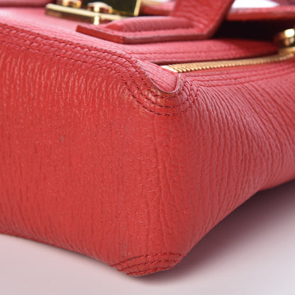3.1 Phillip Lim 3.1 Textured Calfskin Mini Pashli Satchel Red 16 of 16
