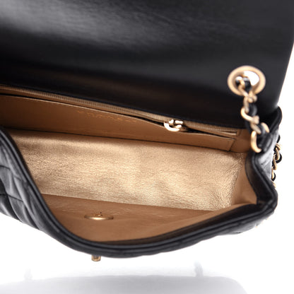 Chanel Lambskin Quilted Mini Rectangular Pearl Crush Flap Black 5 of 11